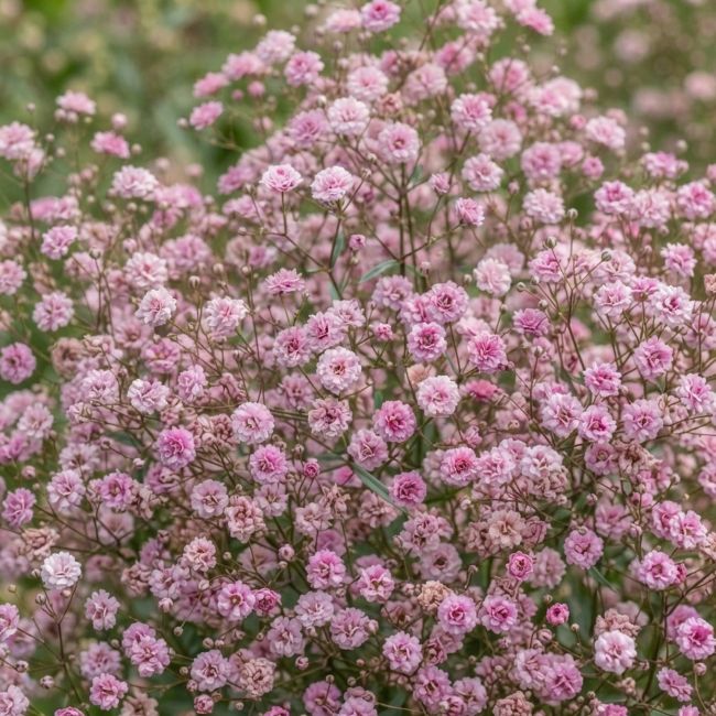 3 Gypsophiles paniculées 'Flamingo' (Gypsophila paniculata 'Flamingo')