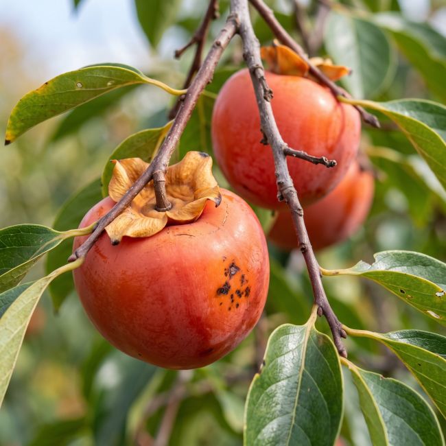 Kaki chocolat (Diospyros kaki 'Chocolate')